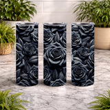 Black Roses 20 OZ Wrap Mockup