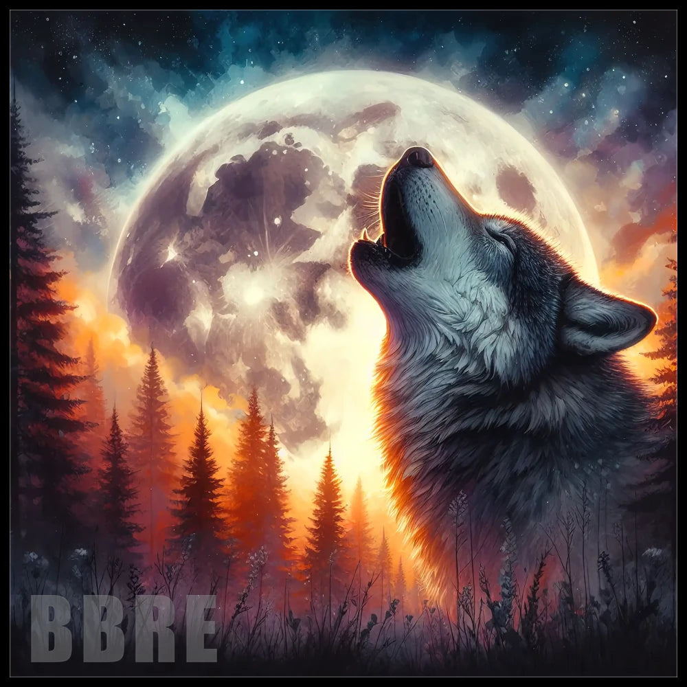 Howling Wolf 20 OZ Sublimation Wrap