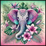Elephant Blossom 2 20 OZ Sublimation Wrap