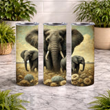 Elephant Family 2 20 OZ Wrap Mockup