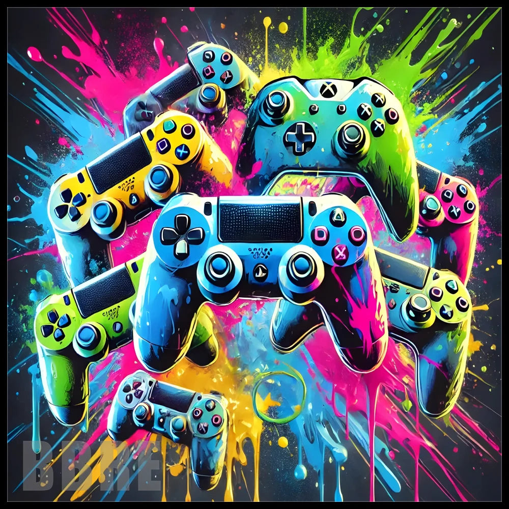 Colorful Controllers 20 OZ Sublimation Wrap