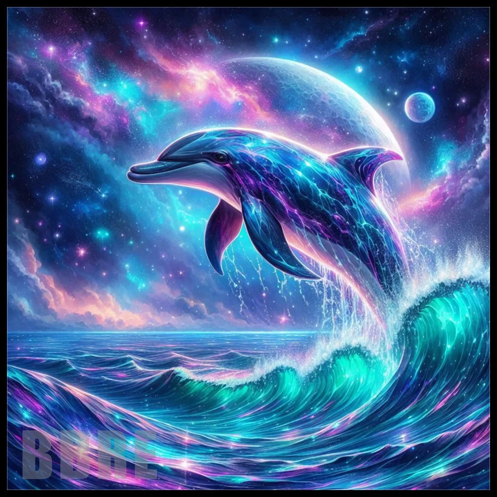 Cosmic Dolphin 20 OZ Sublimation Wrap