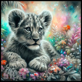Floral Lion 20 OZ Sublimation Wrap