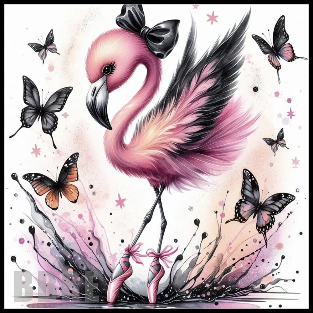 Ballet Flamingo 20 OZ Sublimation Wrap