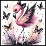 Ballet Flamingo 20 OZ Sublimation Wrap