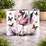 Ballet Flamingo 20 OZ Wrap Mockup