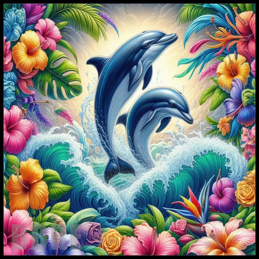 Dolphin Paradise 20 OZ Sublimation Wrap
