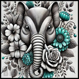 Elephant Floral 20 OZ Sublimation Wrap