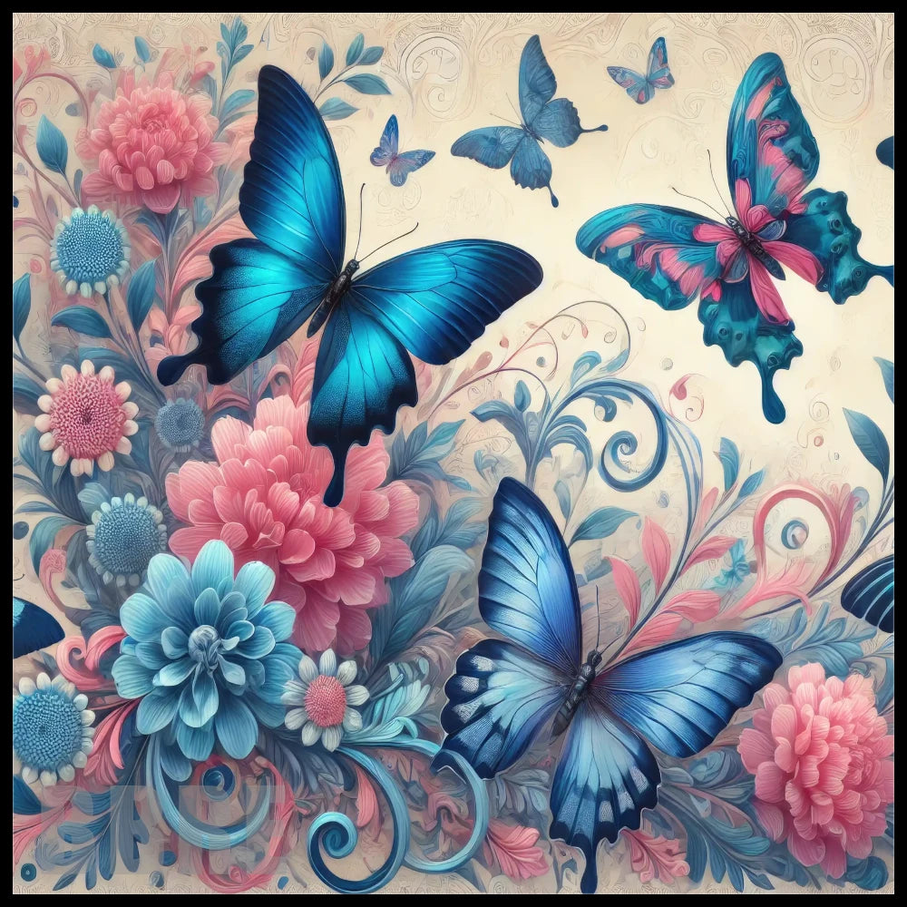 Butterfly Blooms 20 OZ Sublimation Wrap