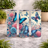 Butterfly Blooms 20 OZ Wrap Mockup