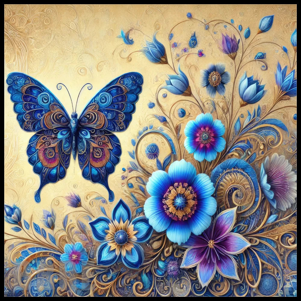 Butterfly Blossom 3 20 OZ Sublimation Wrap