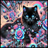 Floral Cat 20 OZ Sublimation Wrap