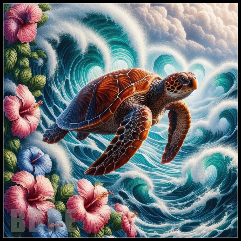 Turtle Waves 20 OZ Sublimation Wrap