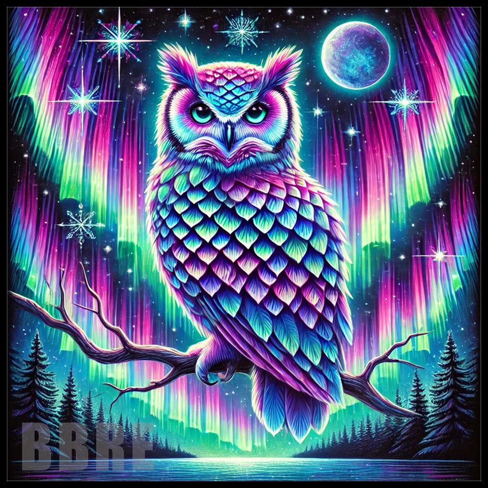 Aurora Owl 20 OZ Sublimation Wrap