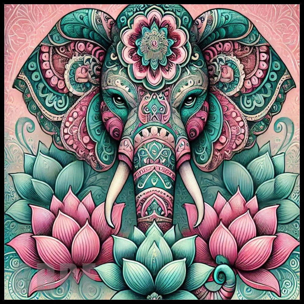 Elephant Lotus 20 OZ Sublimation Wrap