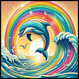 Dolphin Rainbow 20 OZ Sublimation Wrap
