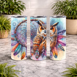 Owl Dreamcatcher 2 20 OZ Wrap Mockup