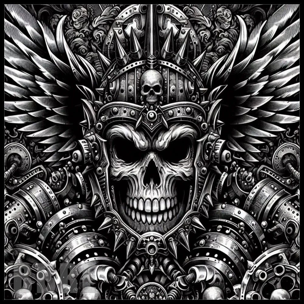 Skull Warrior 20 OZ Sublimation Wrap