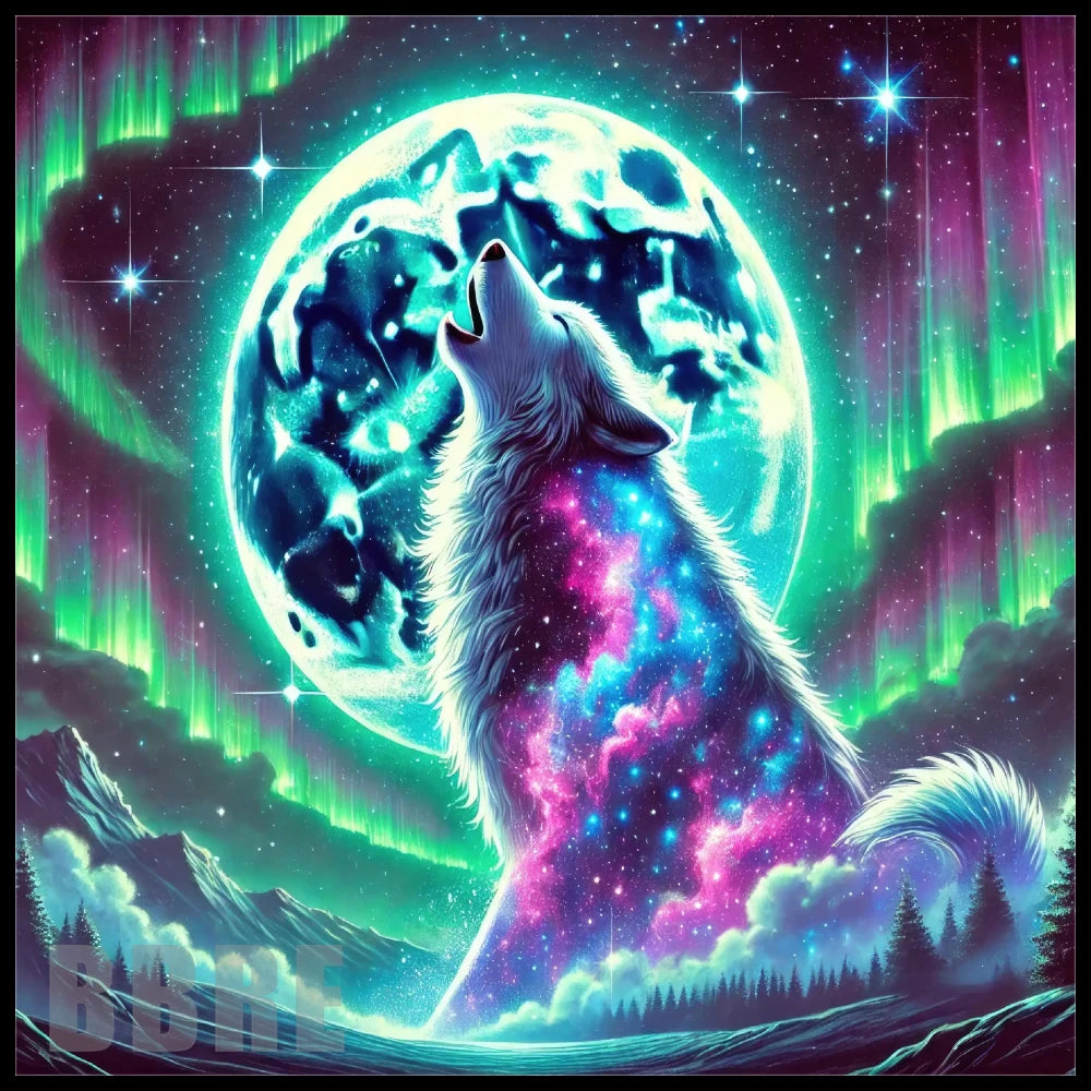 Cosmic Wolf 2 20 OZ Sublimation Wrap