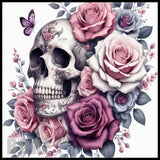 Floral Skull 30 20 OZ Sublimation Wrap