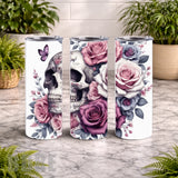 Floral Skull 30 20 OZ Wrap Mockup