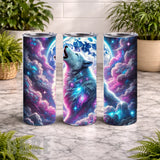 Cosmic Wolf 4 20 OZ Wrap Mockup