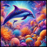 Coral Dolphins 20 OZ Sublimation Wrap