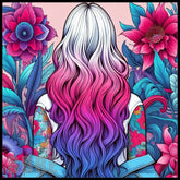 Floral Hair 20 OZ Sublimation Wrap