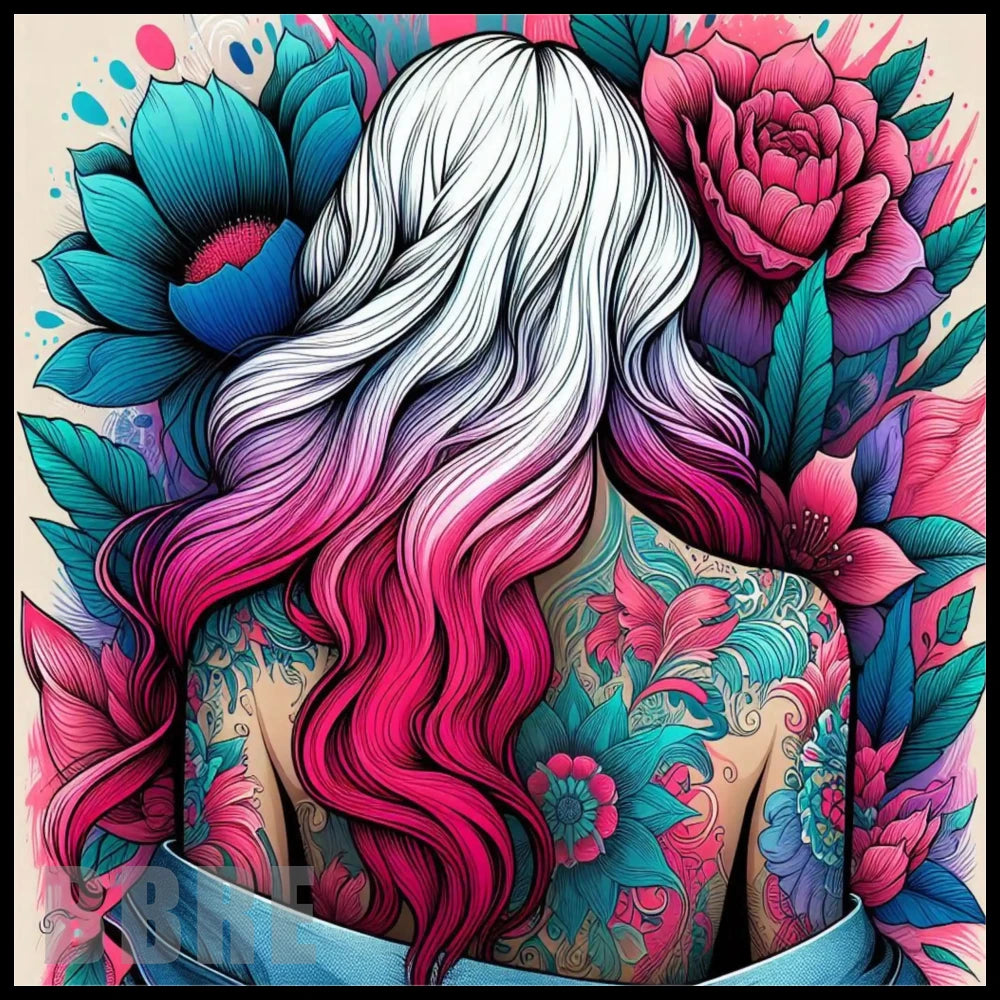 Floral Beauty 17 20 OZ Sublimation Wrap
