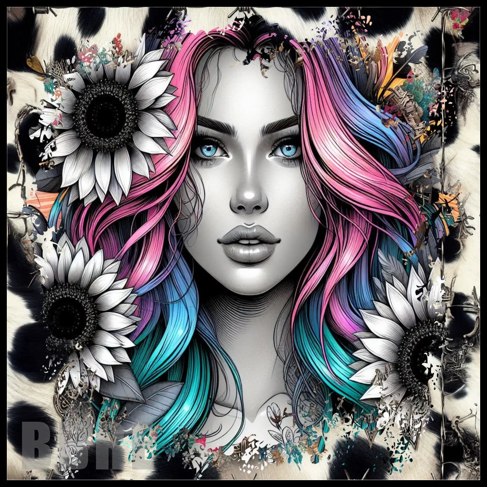 Floral Beauty 18 20 OZ Sublimation Wrap