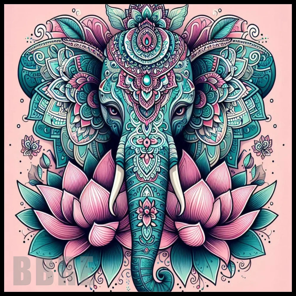 Elephant Mandala 4 20 OZ Sublimation Wrap