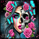 Skull Butterfly 2 20 OZ Sublimation Wrap