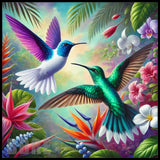 Tropical Hummingbirds 2 20 OZ Sublimation Wrap