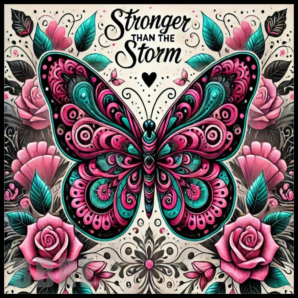 Butterfly Blossom 8 20 OZ Sublimation Wrap