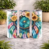Dreamcatcher Tumbler 20 OZ Wrap Mockup