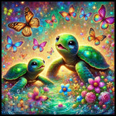 Turtle Butterflies 20 OZ Sublimation Wrap