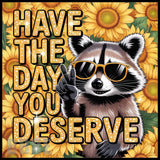 Raccoon Sunflowers 2 20 OZ Sublimation Wrap