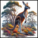 Kangaroo Landscape 20 OZ Sublimation Wrap
