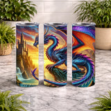 Majestic Dragon 20 OZ Wrap Mockup