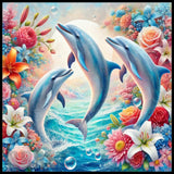 Dolphin Splash 20 OZ Sublimation Wrap