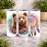 Bear Dreamcatcher 20 OZ Wrap Mockup