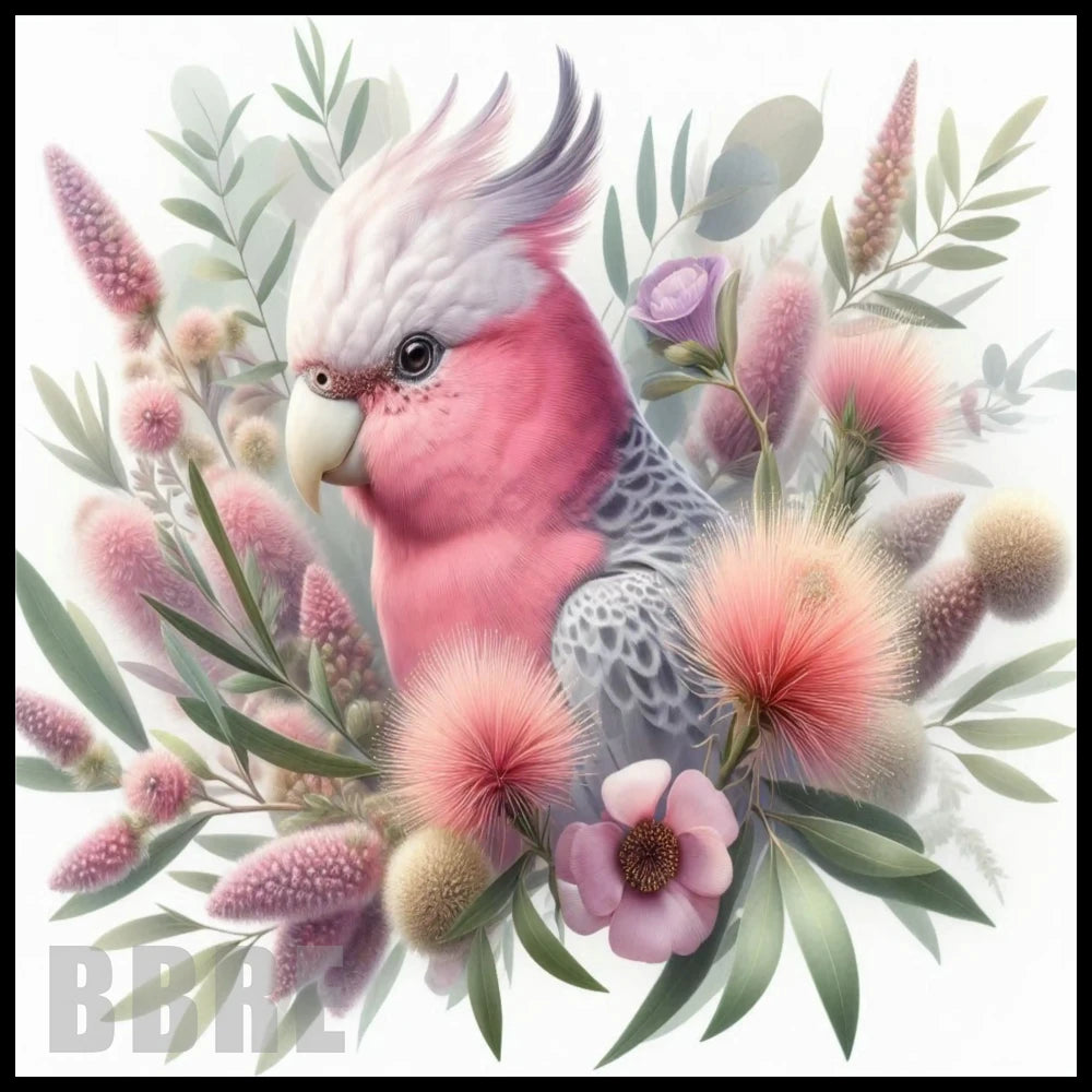 Floral Parrot 20 OZ Sublimation Wrap