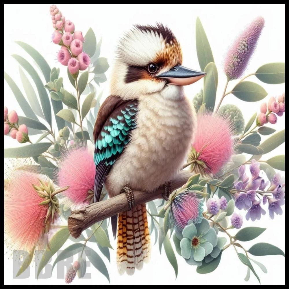 Colorful Kookaburra 20 OZ Sublimation Wrap