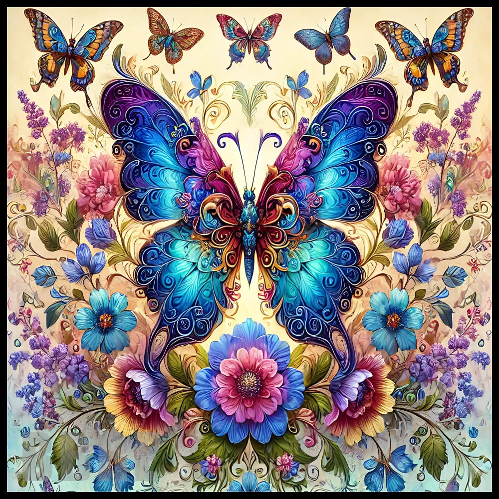 Butterfly Blossom 10 20 OZ Sublimation Wrap