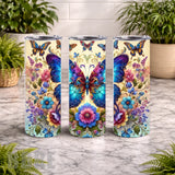 Butterfly Blossom 10 20 OZ Wrap Mockup