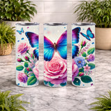 Butterfly Blossom 9 20 OZ Wrap Mockup