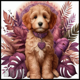 Puppy Floral 20 OZ Sublimation Wrap