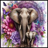 Elephant Blossom 3 20 OZ Sublimation Wrap