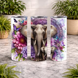 Elephant Blossom 3 20 OZ Wrap Mockup