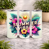 Summer Vibes 7 20 OZ Wrap Mockup